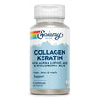 Solaray Collagen Keratin Capsules With Alpha Lipoic Acid & Hyaluronic Acid For Hair, Skin, & Nails, Pack of 60's Solaray