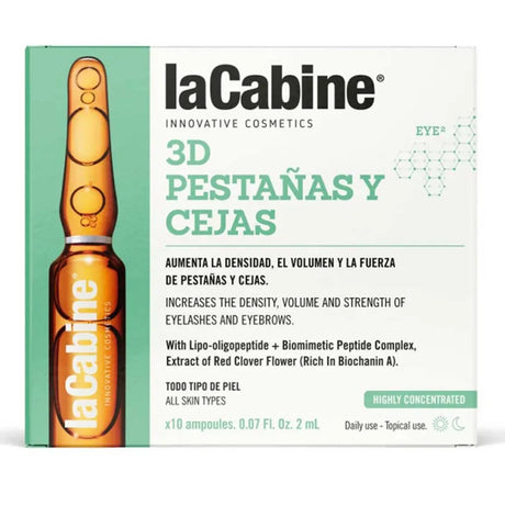 LaCabine 3D Eyelashes And Eyebrows Ampoules 2ml 10's LaCabine