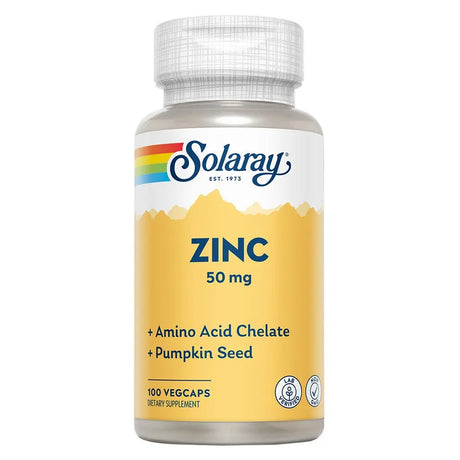 Solaray Zinc 50 mg Veg Capsules 100's Solaray