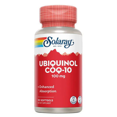 Solaray Ubiquinol CoQ-10 100 mg Softgel 30's Solaray
