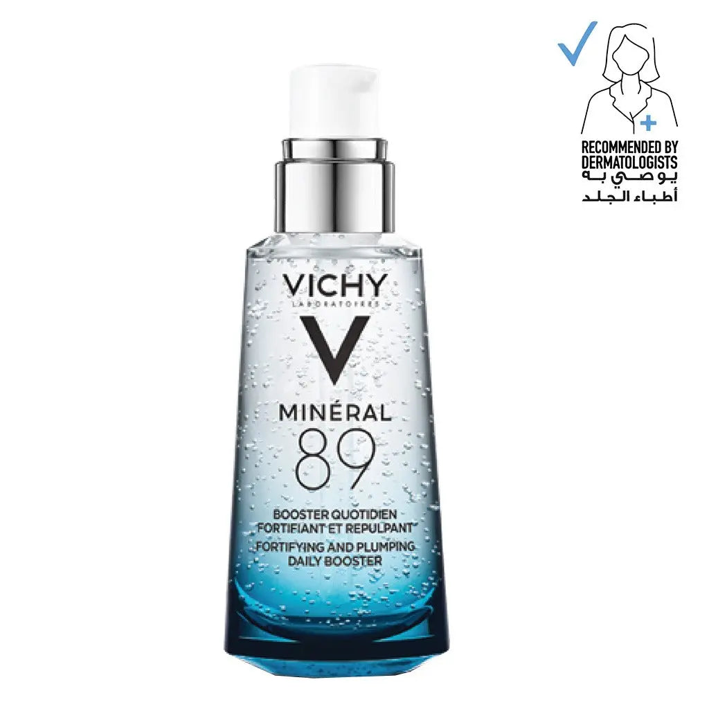 Vichy Mineral 89 Fortifying & Plumping Daily Serum For All Skin Types With Hyaluronic Acid 50ml Vichy