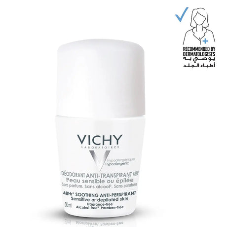 Vichy 48 Hours Soothing Anti Perspirant Deodorant For Sensitive Skin 50ml Vichy