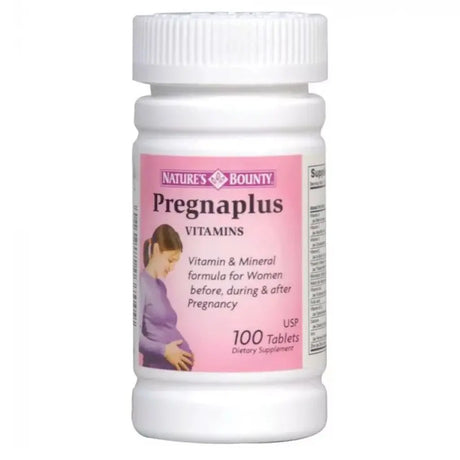 Nature's Bounty Pregnaplus Vitamins Tablets 100's Nature's Bounty
