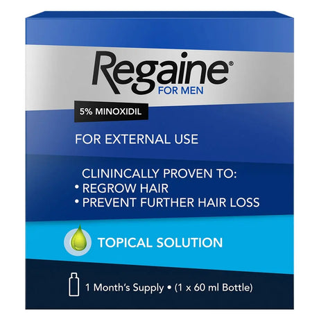 Regaine For Men 5% Topical Hair Regrowth Solution 60ml Regaine