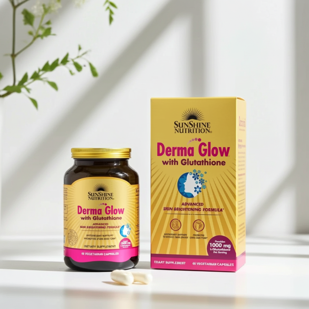 SUNSHINE NUTRITION Derma Glow with Glutathione 1000mg Cap 60s