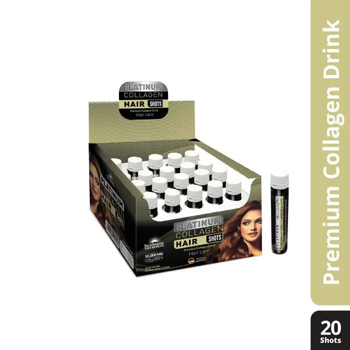 Sunshine Nutrition Platinum Collagen Hair Shots 20'S 25 ml Sunshine Nutrition