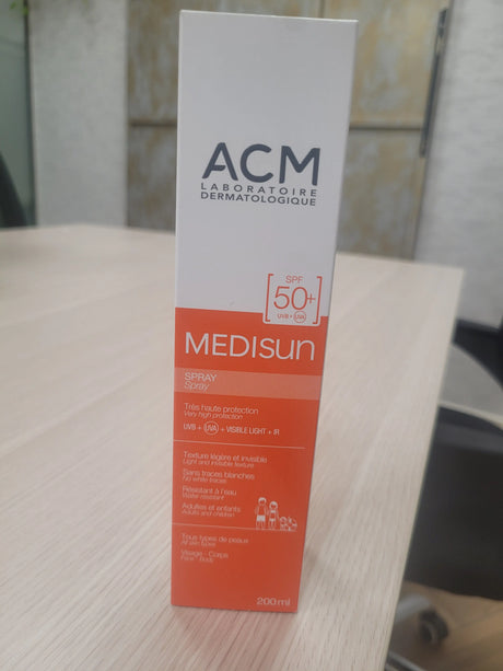 ACM Medisun SPF50+ Sun Protection Spray With IR & Visible Light Protection For Adults & Children 200ml ACM
