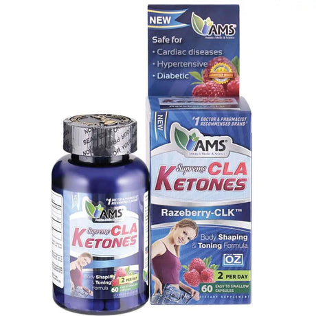 AMS Supreme CLA Ketones Capsules 60’s - www.plcgcc.com
