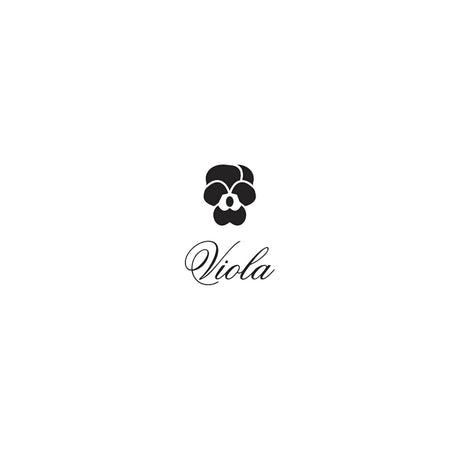 Logo featuring a Viola flower illustration and elegant text for the Viola collection.