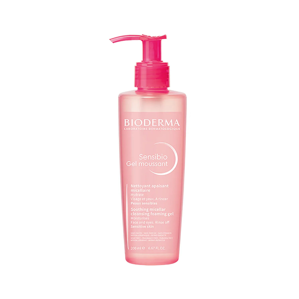 Bioderma Sensibio Gel Moussant Soothing Micellar Cleansing Foaming Gel 200ml