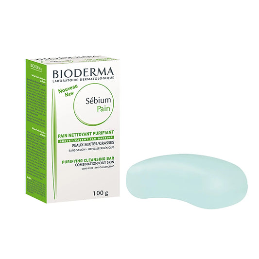 Bioderma Sebium Pain Purifying Cleansing Bar Combination To Oily Skin 100gm