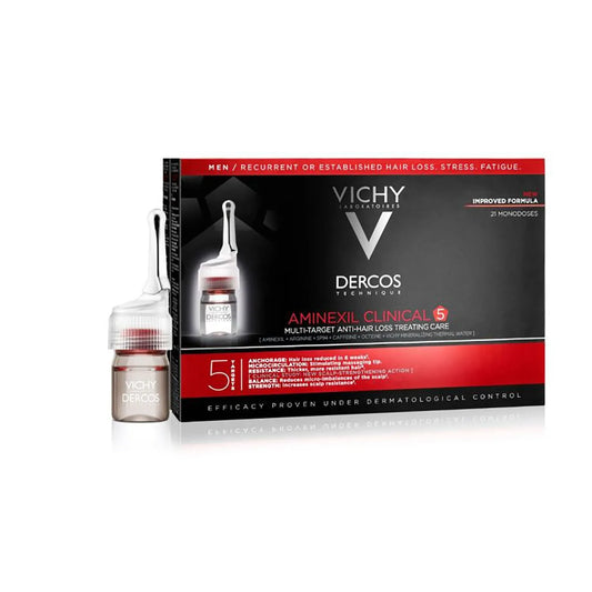Vichy Dercos Aminexil Clinical 5 Vials Men 21x6ml