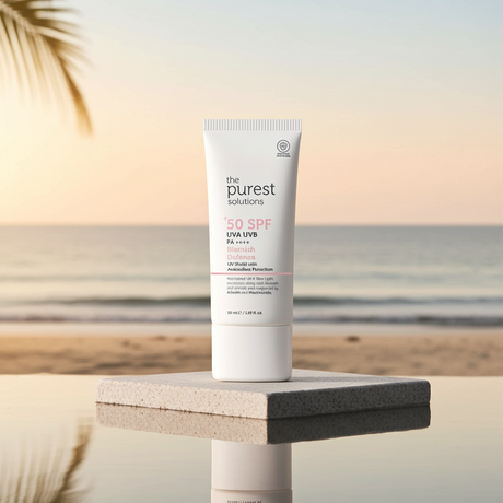 The Purest Solutions Blemish Defense Sunscreen With SPF 50+ & PA++++ 50ml The Purest Solutions