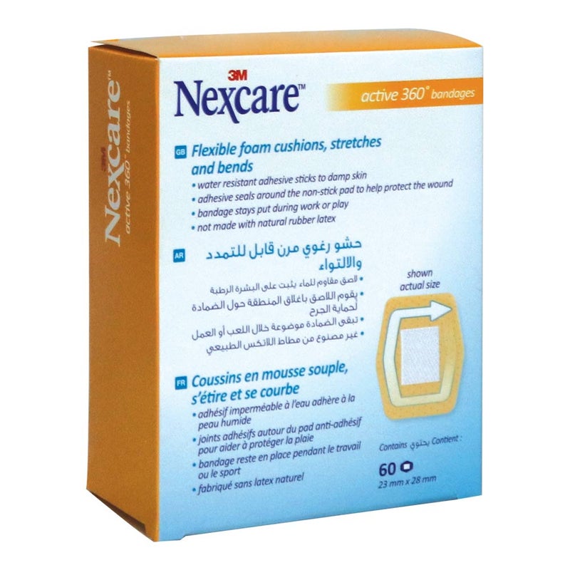 Clearance -3M Nexcare Active Bandages 60's