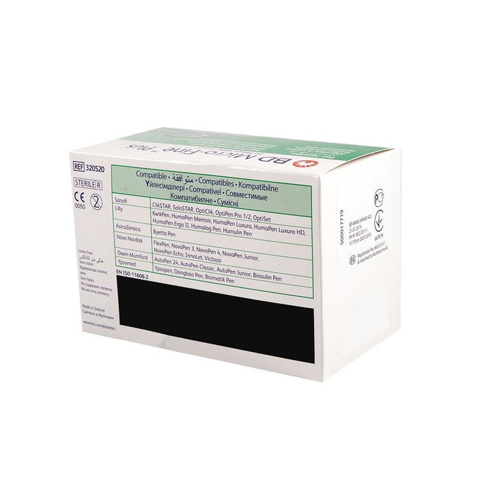 BD Micro-Fine Plus Insulin Pen Needle 32G 4 mm 100's