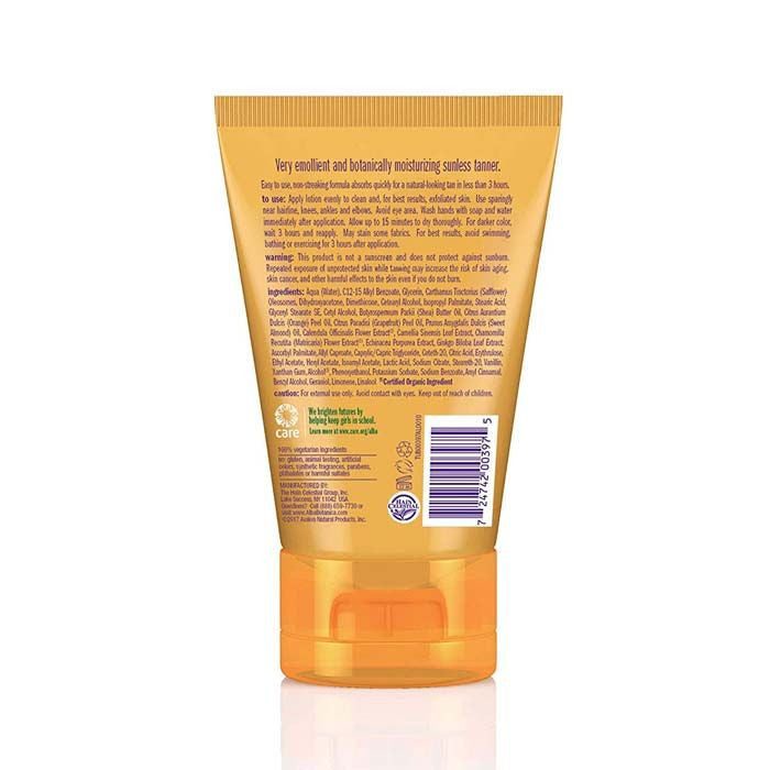 Alba Very Emoliant Sunles Tonning Lotion 4 Oz