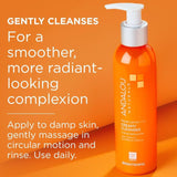 Andalou Naturals Brightening Meyer Lemon + C Creamy Cleanser, Illuminating Face Wash - 178ml