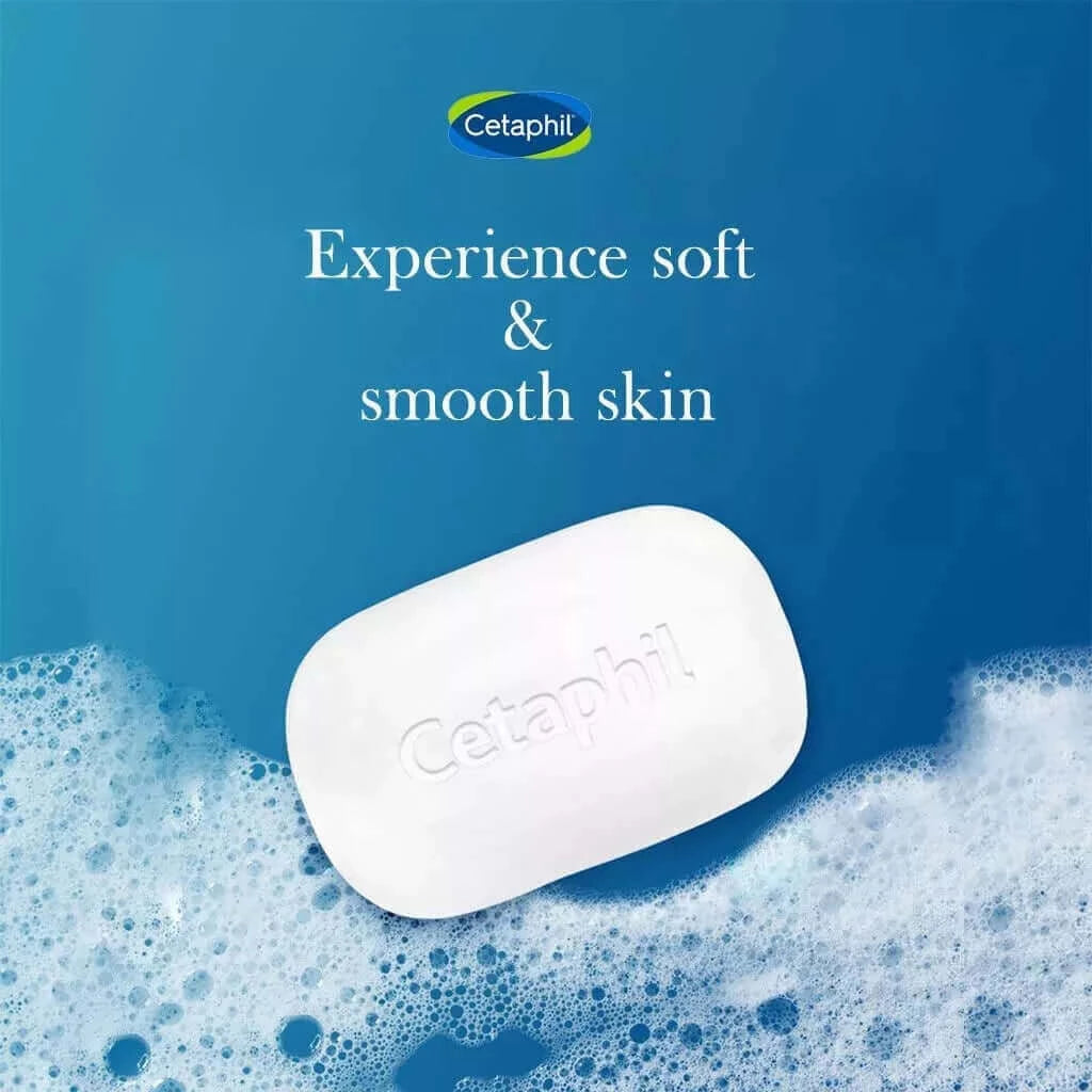 Cetaphil Antibacterial Gentle Cleansing Bar For Dry, Sensitive skin 127G