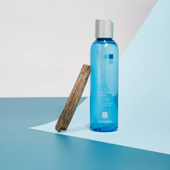 Andalou Aloe + Willow Bark Pore Minimizer – Clarifying Toner for Oily, Acne-Prone Skin - 178ml