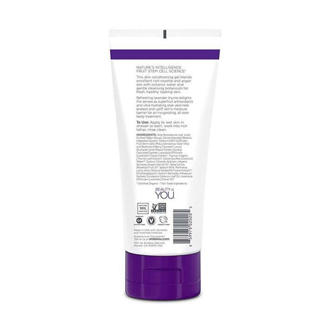 Andalou Naturals Lavender Thyme Refreshing Shower Gel - 251ml