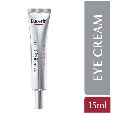 كريم العيون Eucerin Hyaluron-Filler 3x Effect Anti-Wrinkle SPF15 15 مل