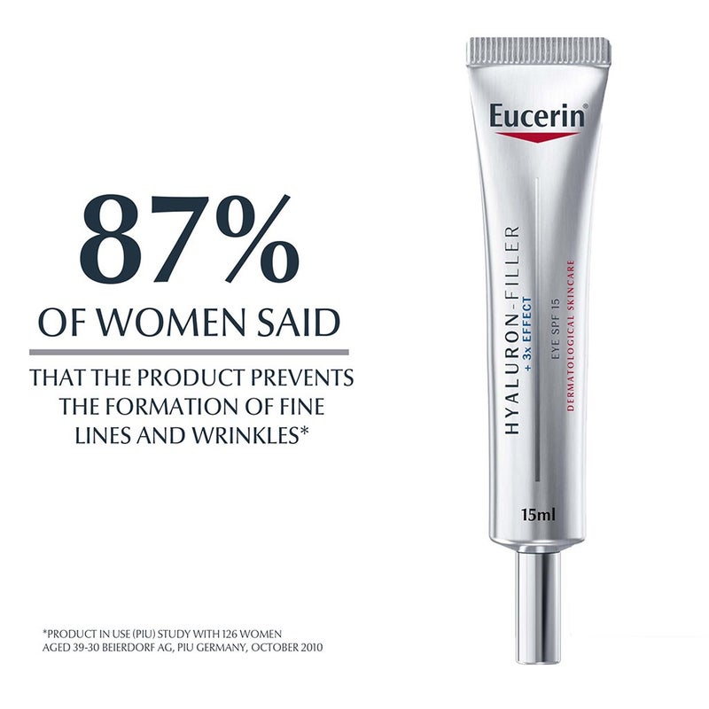 Eucerin Hyaluron-Filler 3x Effect Anti-Wrinkle SPF15 Eye Cream 15ml