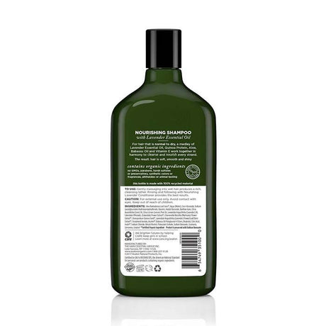 Avalon Organics Lavender Shampoo Nourishing - 325ml