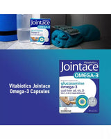 Vitabiotics Jointace Omega-3 Supplement With Glucosamine For Healthy Bone & Cartilage, Pack of 30's