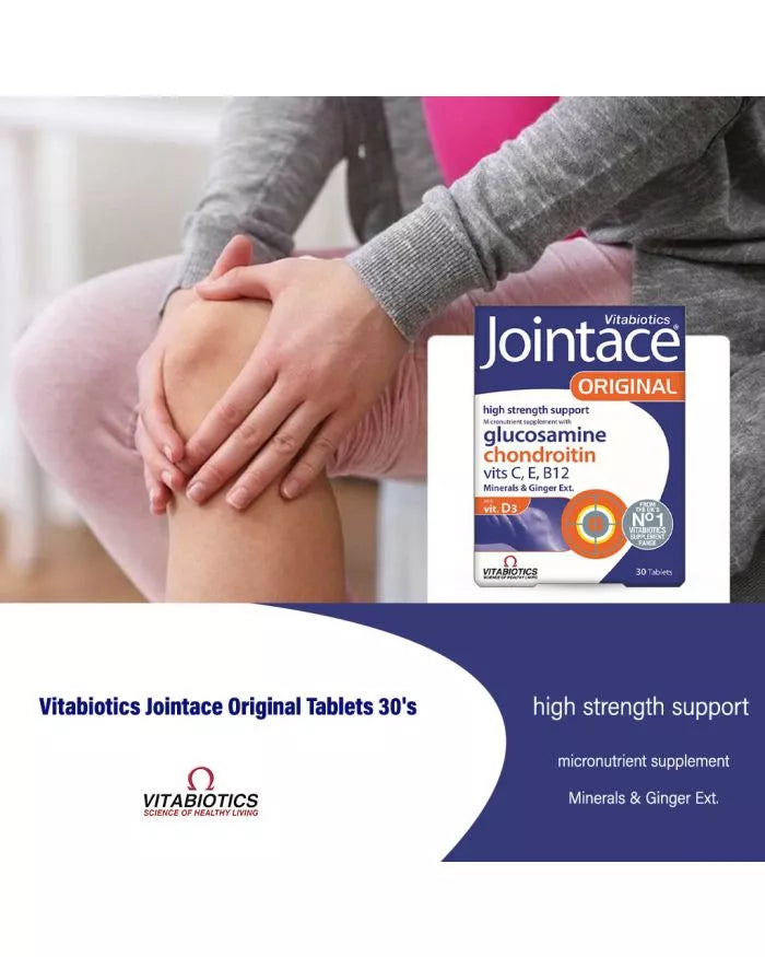 Vitabiotics Jointace Original High Strength Joint Support Tablets With Glucosamine & Chondroitin, Pack of 30's