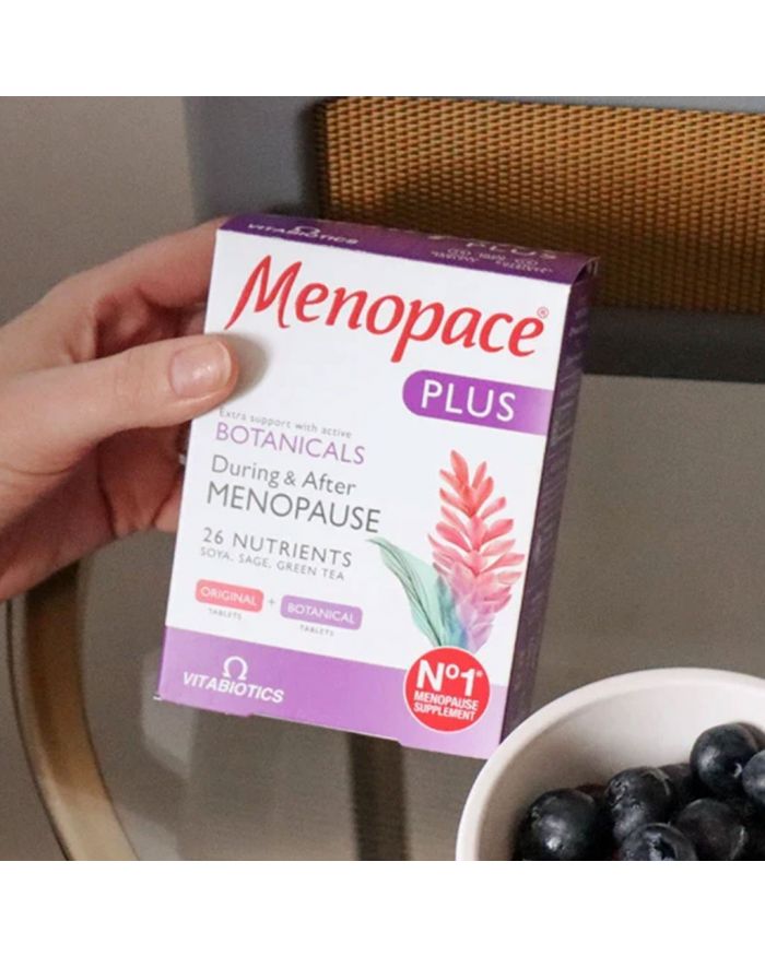 Vitabiotics Menopace Plus During & After Menopause Support Tablets, Pack of 56's