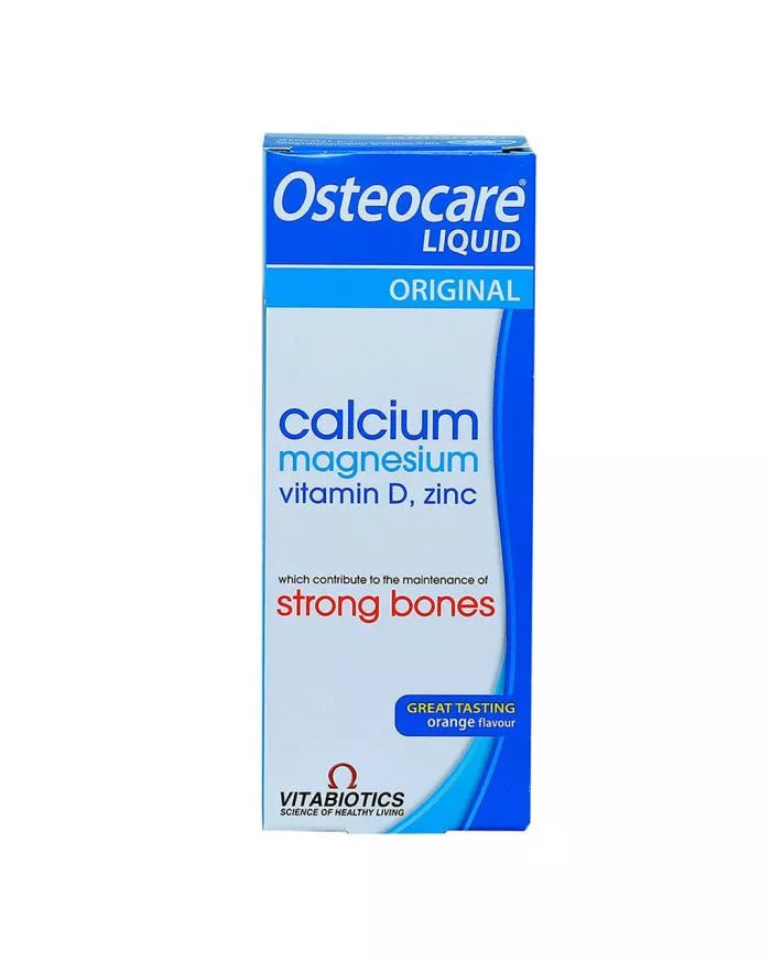 Vitabiotics Osteocare Original Liquid Calcium Supplement, Orange Flavoured, For Strong Bones 200ml