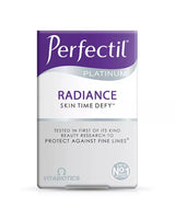 Vitabiotics Perfectil Platinum Radiance Beauty Supplement Tablets With Bio-Marine Collagen For Fine Lines Prevention, Pack of 60's