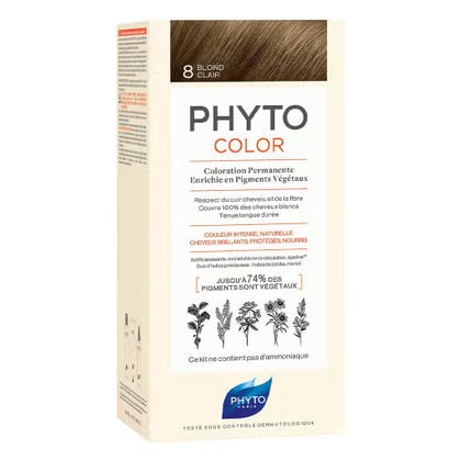 Phyto PhytoColor Permanent Hair Color Cream - 8 Light Blonde