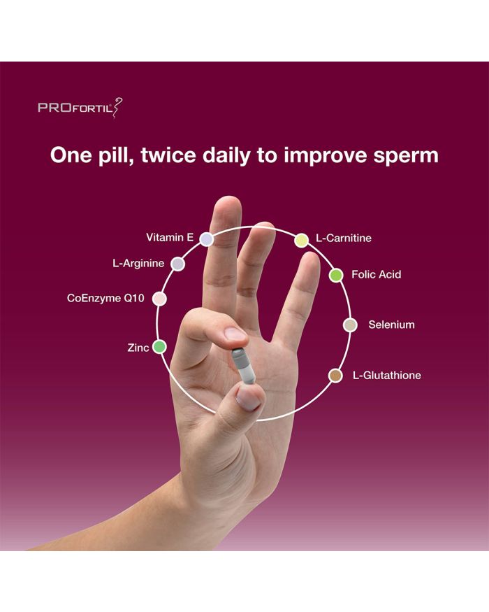 PROfertil® Male Fertility Supplement Capsule, Pack of 60's 10 %