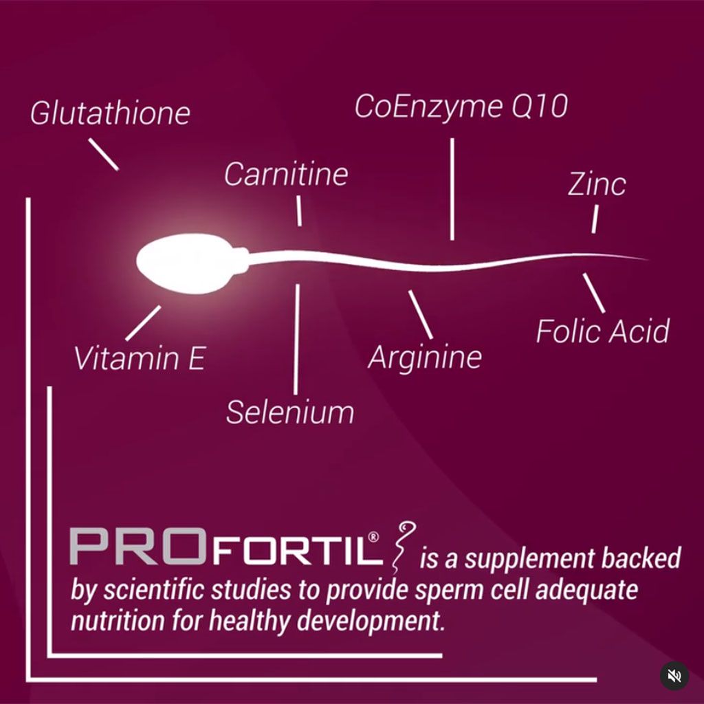 كبسولة مكملة لخصوبة الذكور من PROfertil®، عبوة تحتوي على 60 كبسولة