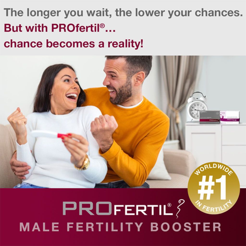 PROfertil® Male Fertility Supplement Capsule, Pack of 60's ( add 2+ 1 Free )