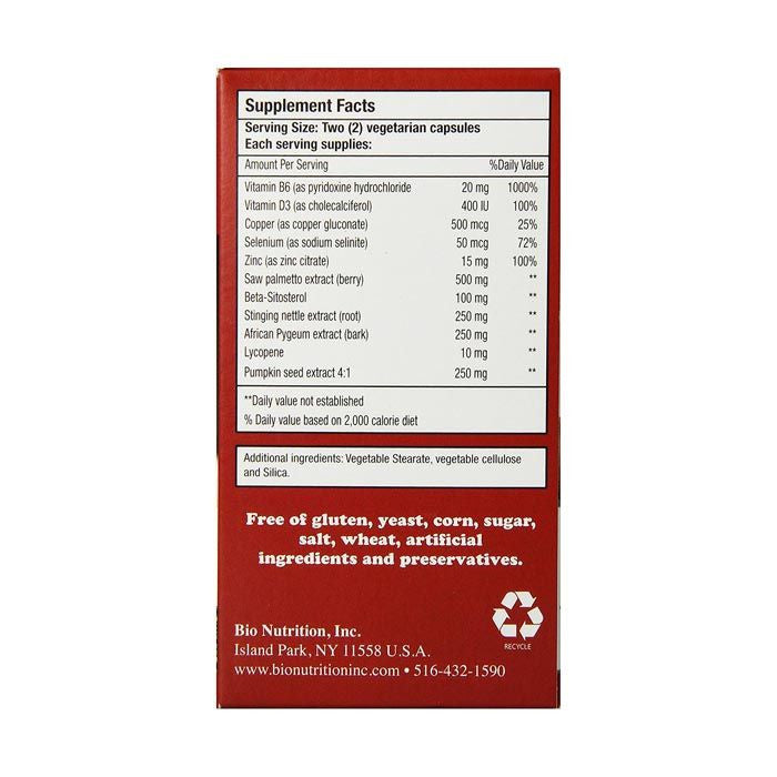 Bio Nutrition Prostate Wellness 60's