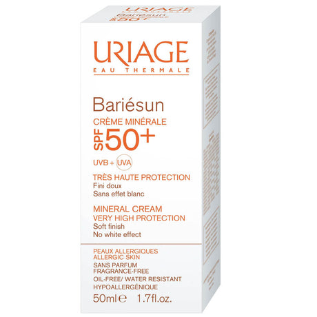 Uriage Bariesun Mineral Cream Spf50 - 50ml