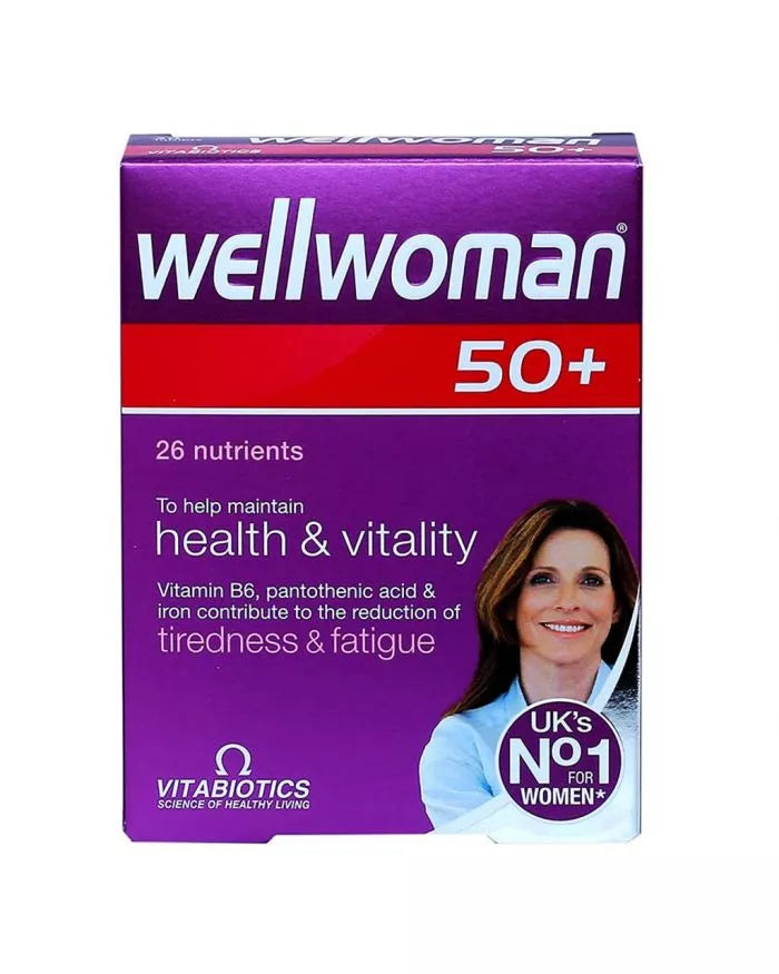 Vitabiotics Wellwoman 50+ Tablet For Women's Health & Vitality Support, Pack of 30's