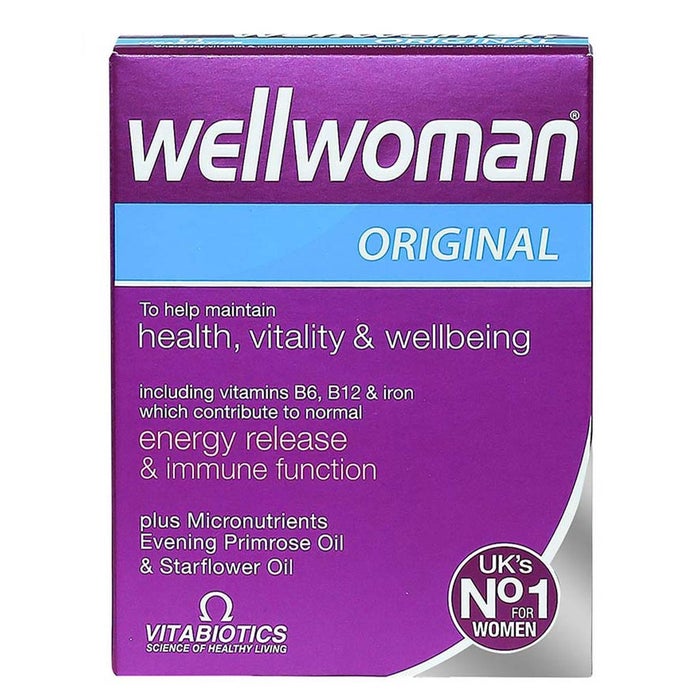 Vitabiotics Wellwoman Original Multivitamin Capsules For Women, Pack of 30's