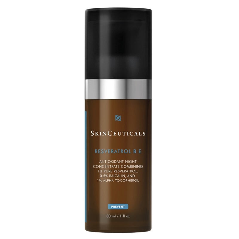 Skinceuticals Reservatrol BE Antioxidant Concentrate Reservatrol, Baicalin, Vitamin E Night Face Gel Serum 30ml