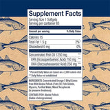 Wiley's Finest Peak EPA 1000mg Omega 3 Fish Oil Supplement Softgels, Pack of  60's