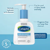 Cetaphil Gentle Skin Cleanser For Normal to Dry, Sensitive Skin 236ml