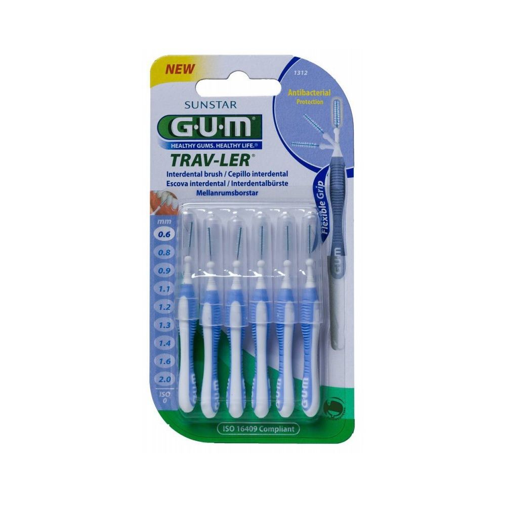 Butler Gum Travler Interdental Brush 0.6 mm 1312