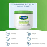 Cetaphil Moisturizing Cream, Face & Body Moisturizer For Men & Women With Dry to Very Dry Sensitive Skin, Unscented, 453g