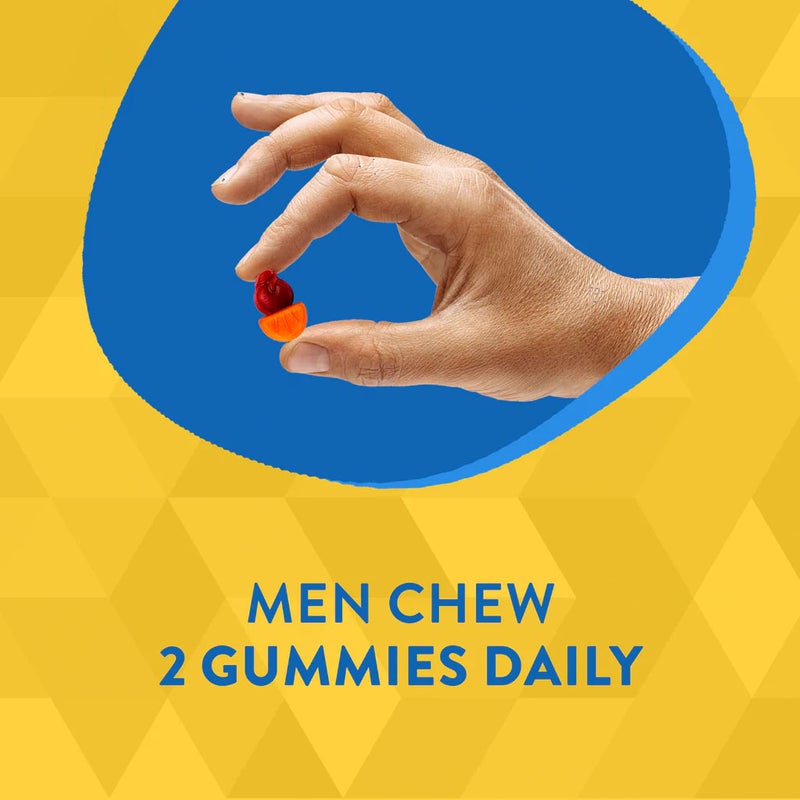 Alive Men's Multivitamin Gummies With Orchard Fruits & Garden Veggies, Pack of 60's