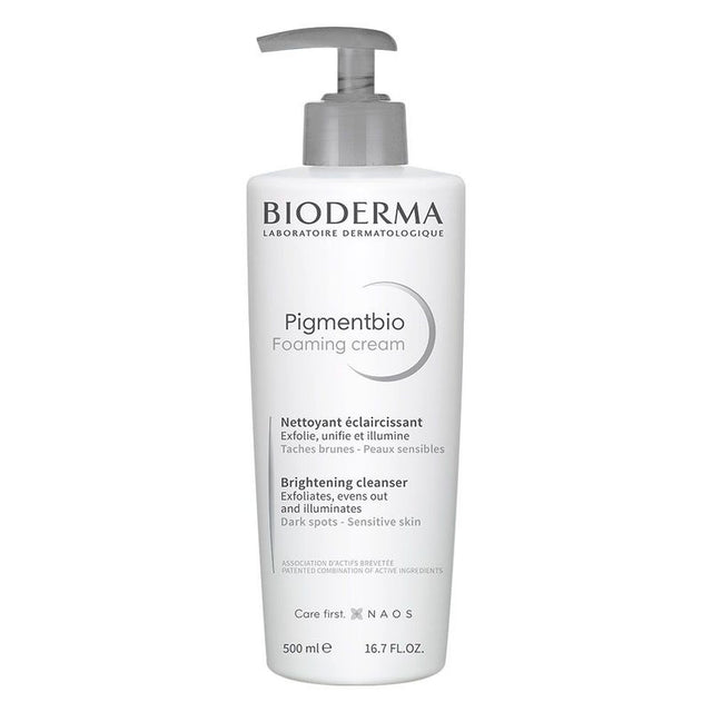 Bioderma Pigmentbio Brightening & Exfoliating Foaming Cream Cleanser 500 mL Bioderma