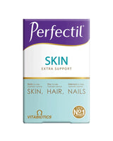 Vitabiotics Perfectil Skin Extra Support, Dual Pack of Multivitamin Tablets 28's + Nutri-Dermal Capsules 28's