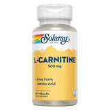 Solaray L- Carnitine 500mg Veg Capsules, Pack of 60's