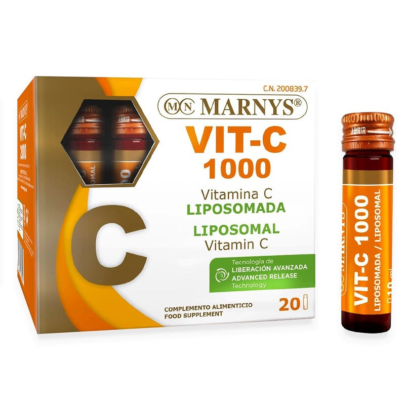 Marny's Liposomal Vit-C 1000 mg Oral 10 mL Vials 20's